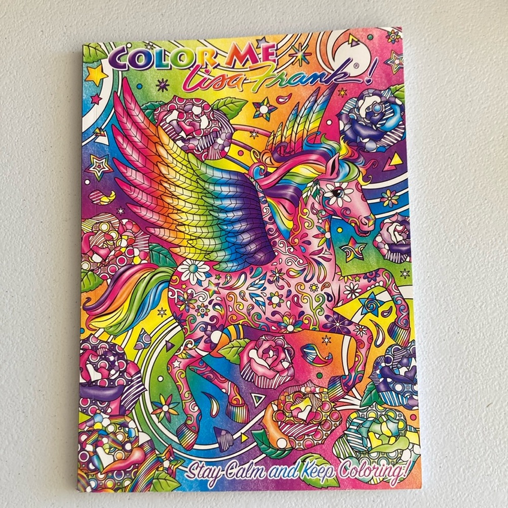 3/$5 Lisa Frank coloring book almost new